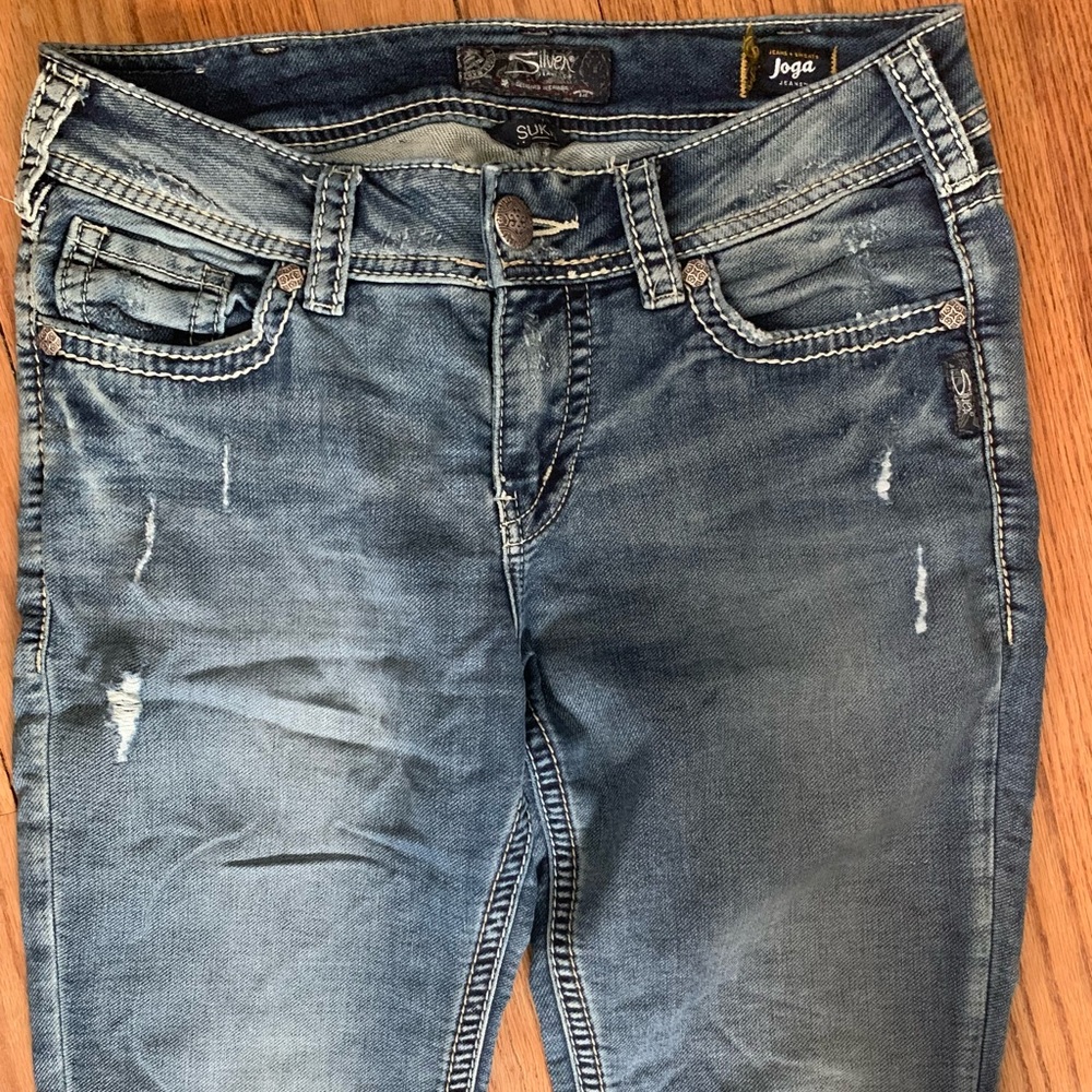 Silver Suki Joga jeans